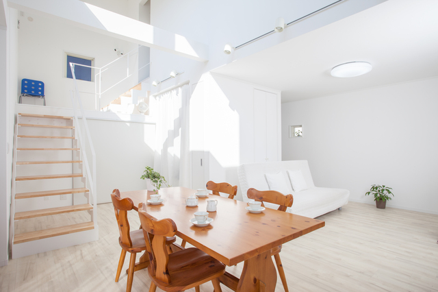 中二階のある家